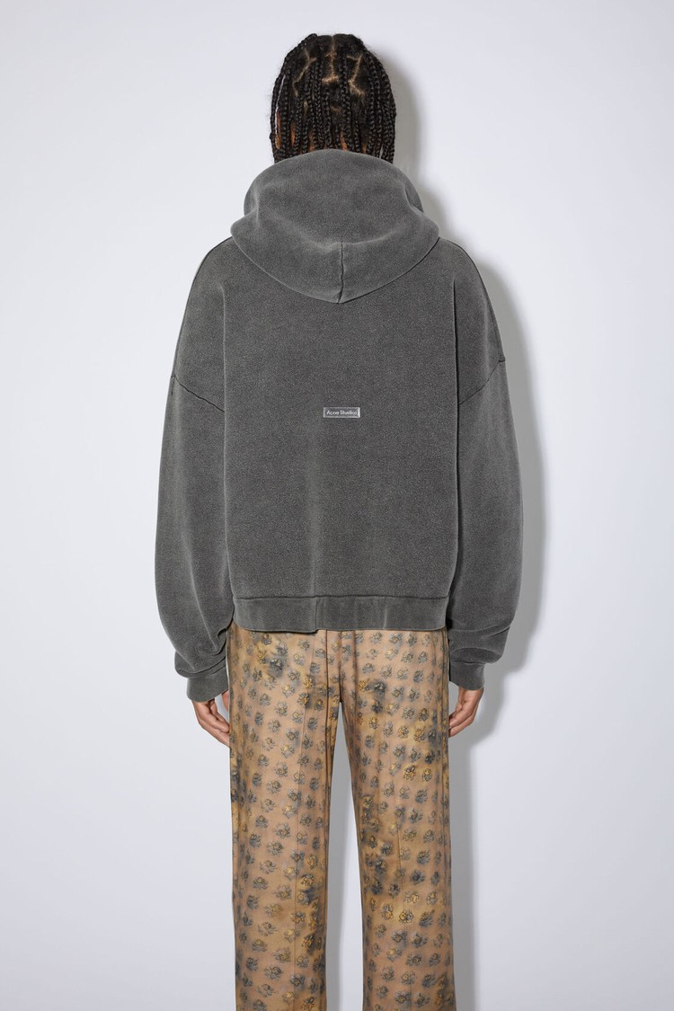 Black Acne Studios Hooded Men's Hoodie | PQFY-85217