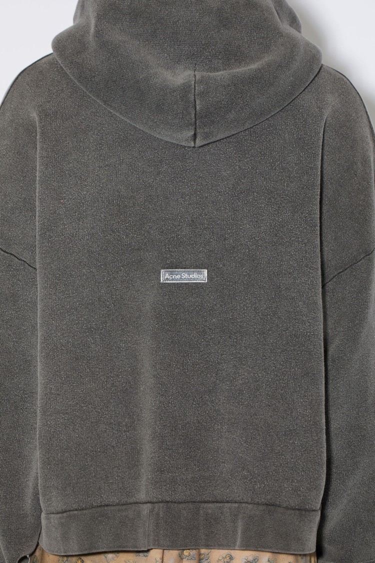 Black Acne Studios Hooded Men's Hoodie | PQFY-85217