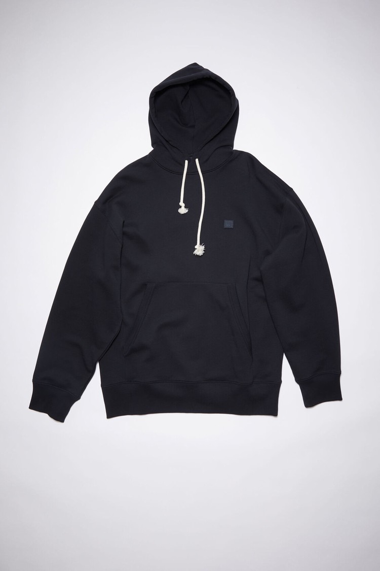 Black Acne Studios Hooded Men's Hoodie | QHZL-06871