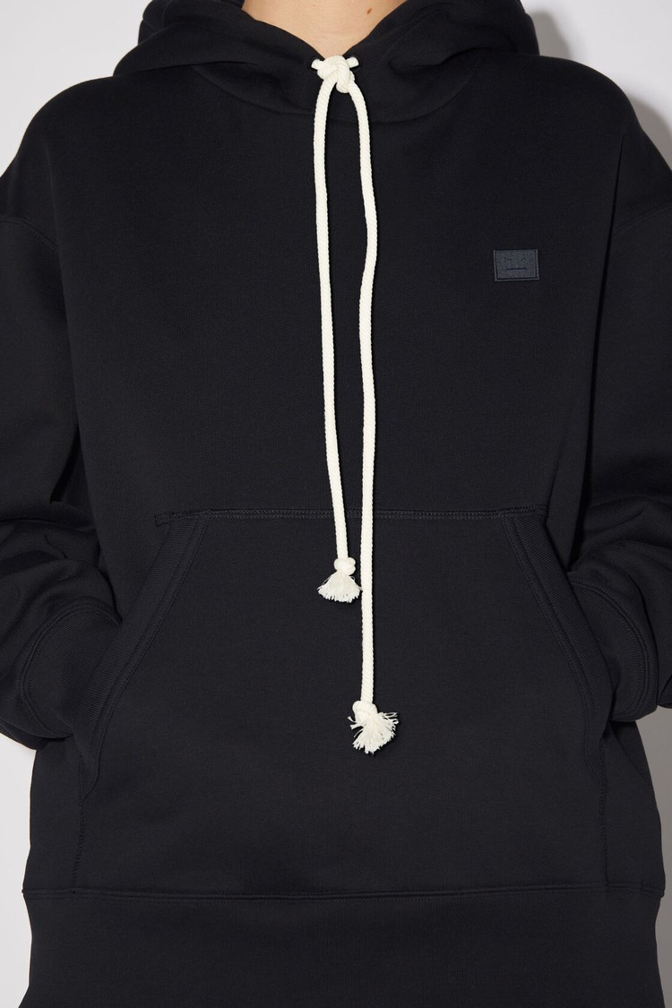 Black Acne Studios Hooded Men's Hoodie | UIOR-64021