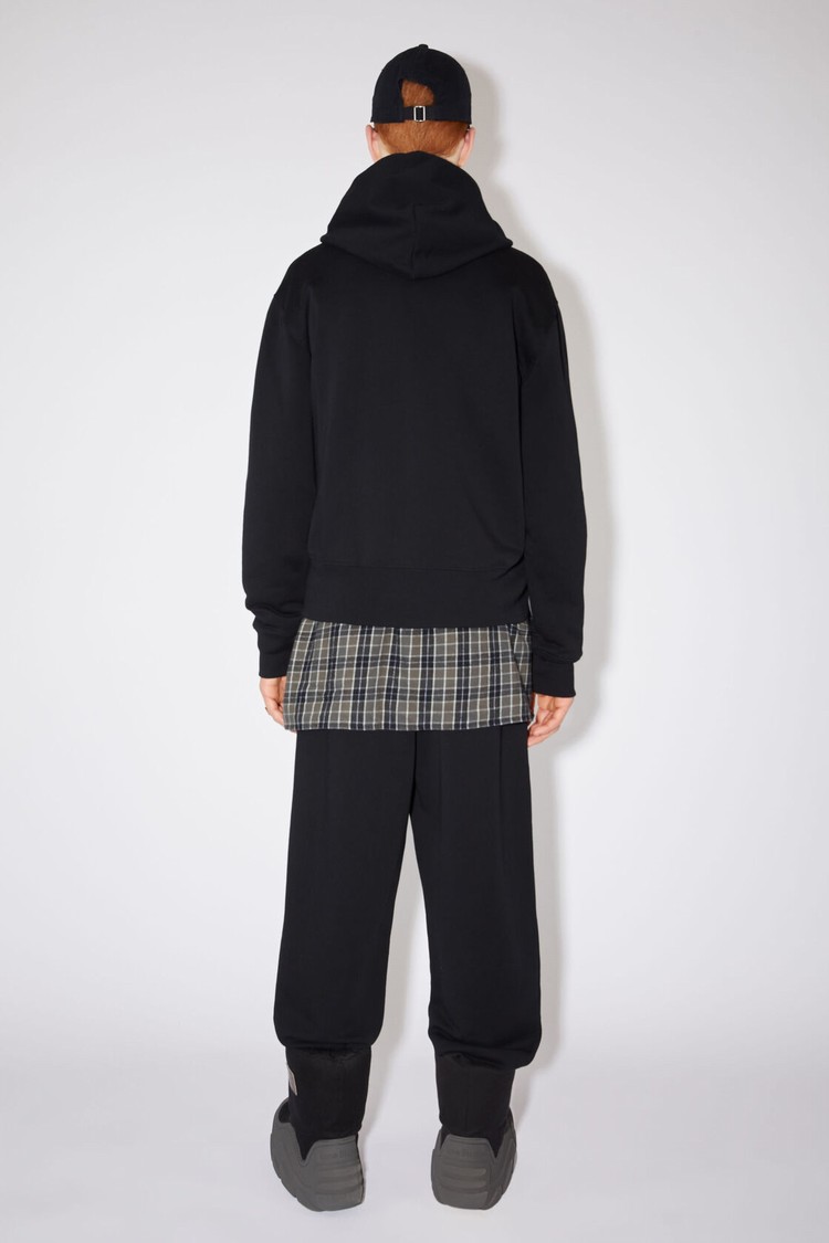 Black Acne Studios Hooded Men's Hoodie | ZQWN-17286