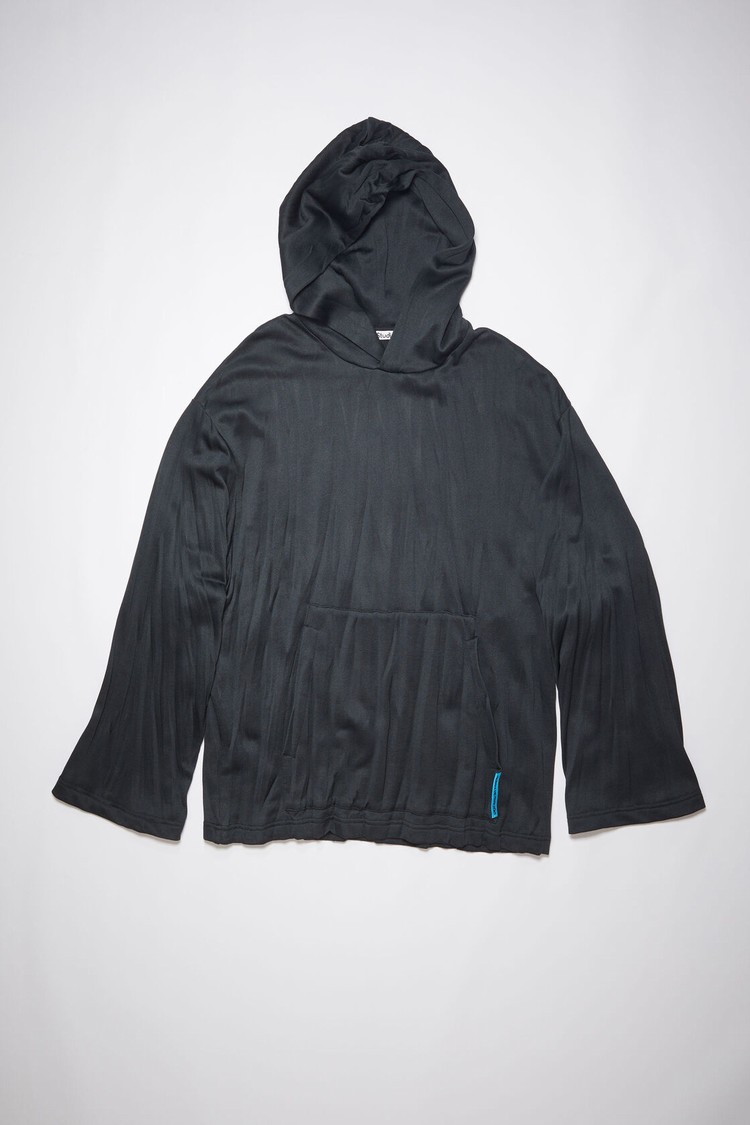 Black Acne Studios Hooded Women's Hoodie | DCXQ-60897