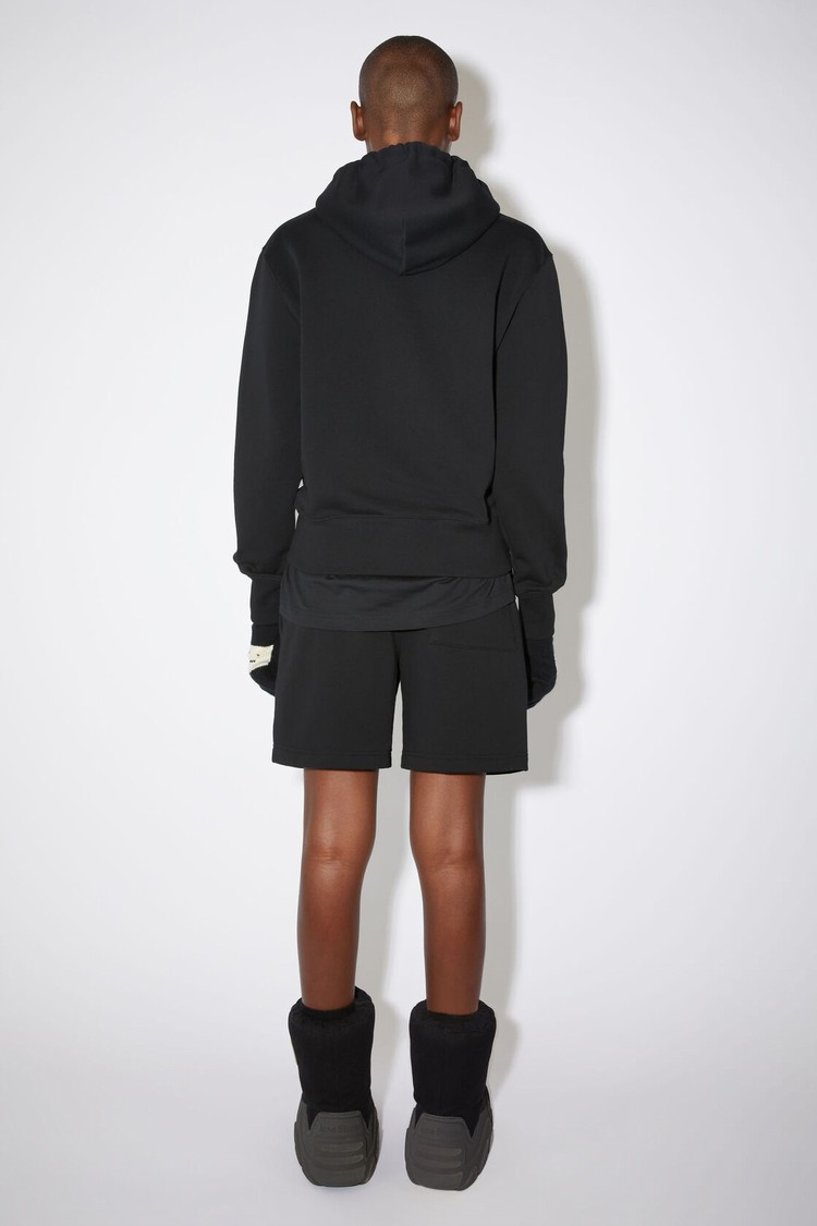 Black Acne Studios Hooded Women's Hoodie | FXCG-16387