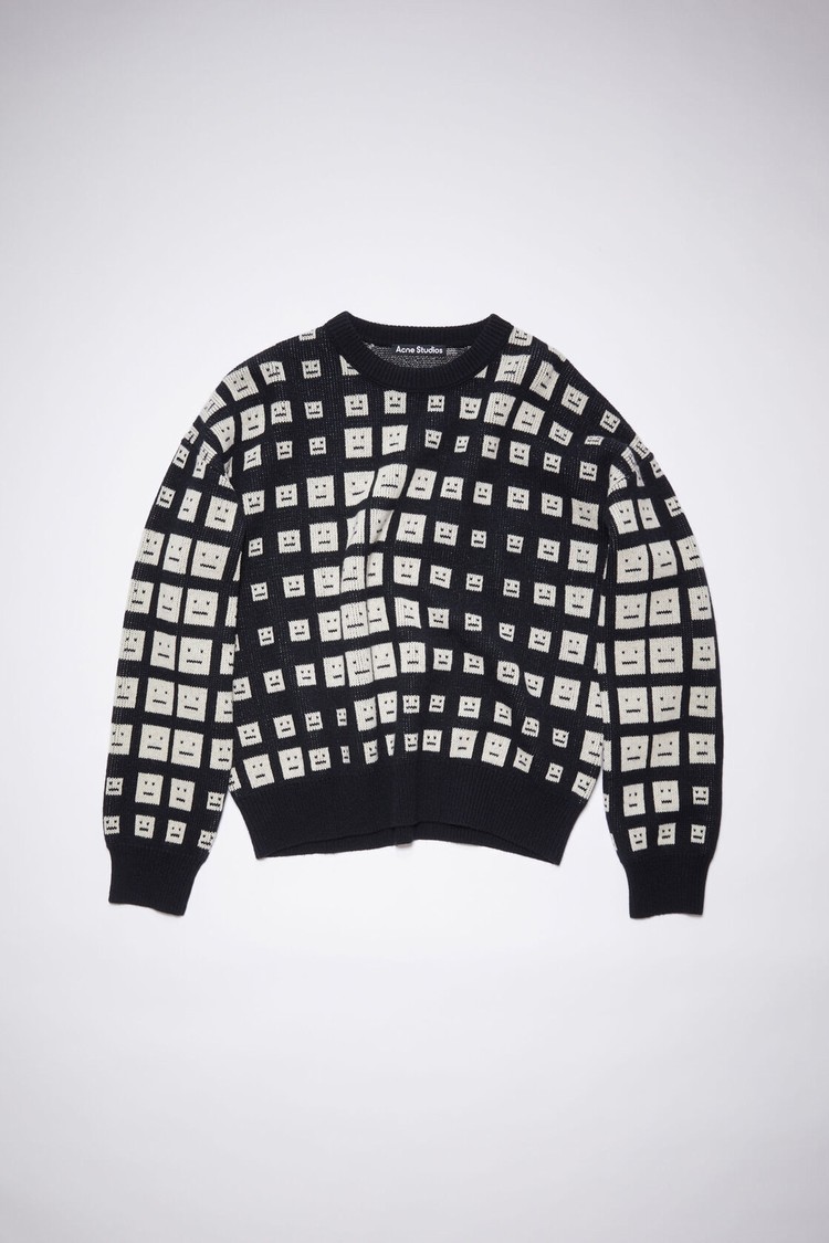 Black Acne Studios Knit Men's Knitwear | GZDC-74203