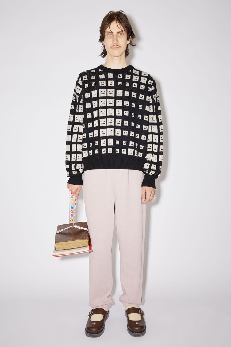 Black Acne Studios Knit Men\'s Knitwear | GZDC-74203