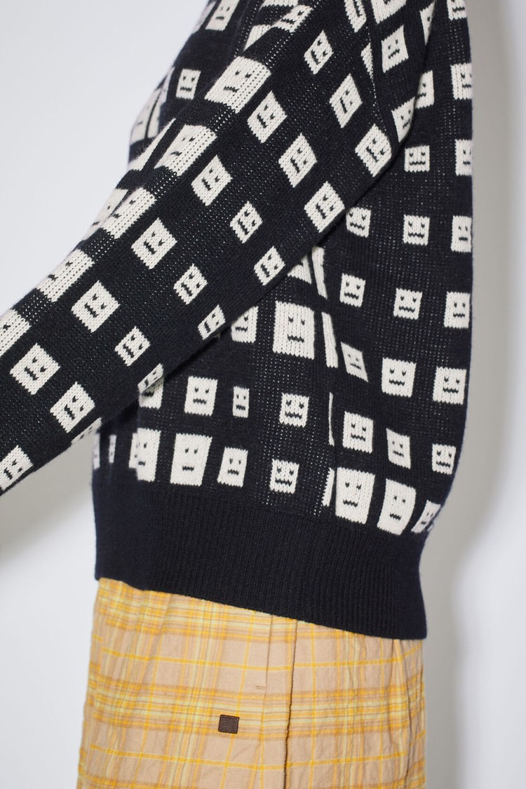 Black Acne Studios Knit Women's Knitwear | WGOS-27385