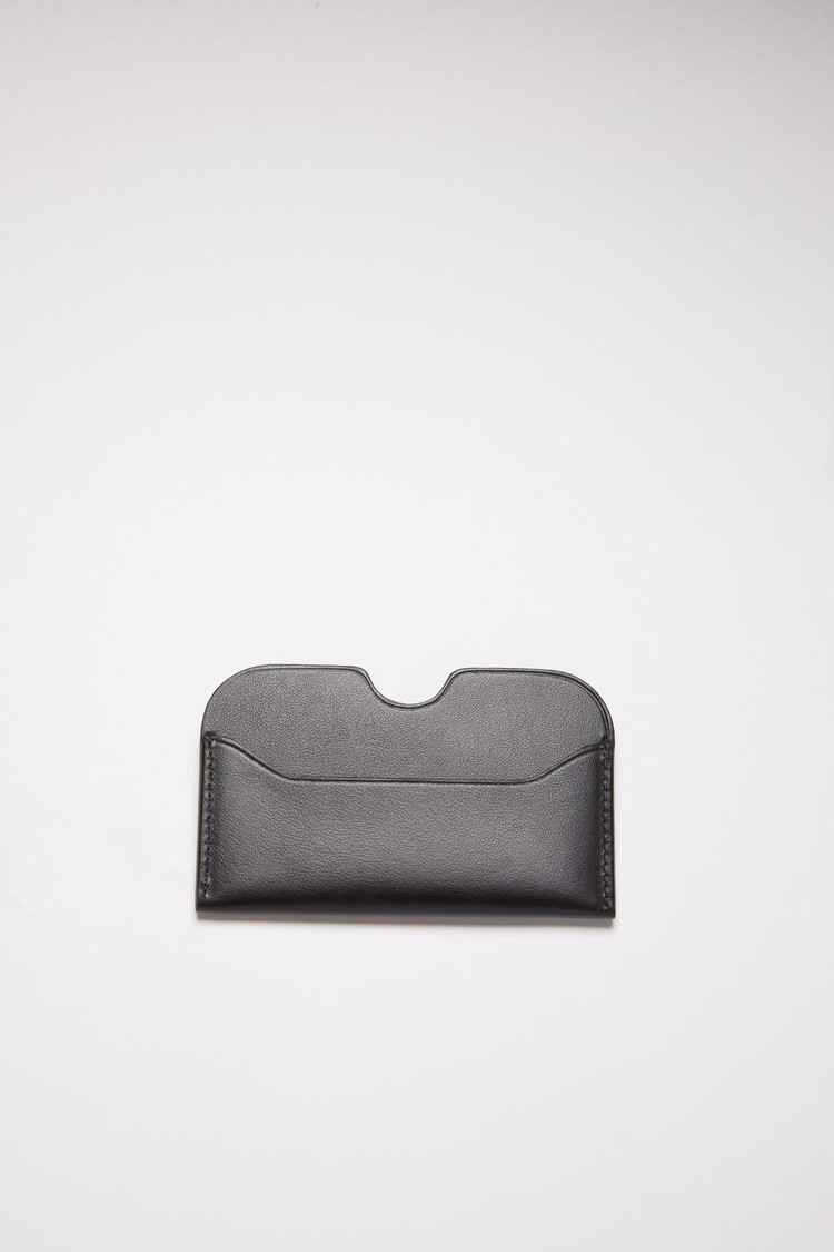 Black Acne Studios Leather Card Case | WIHQ-27430