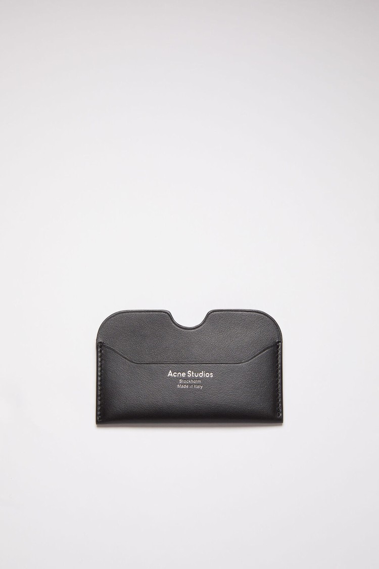 Black Acne Studios Leather Card Case | WIHQ-27430