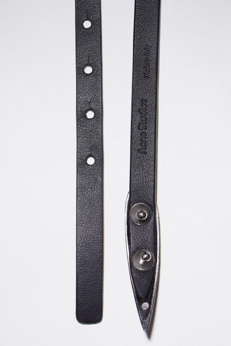 Black Acne Studios Leather Nail Bracelet Jewellery | NBRF-59381