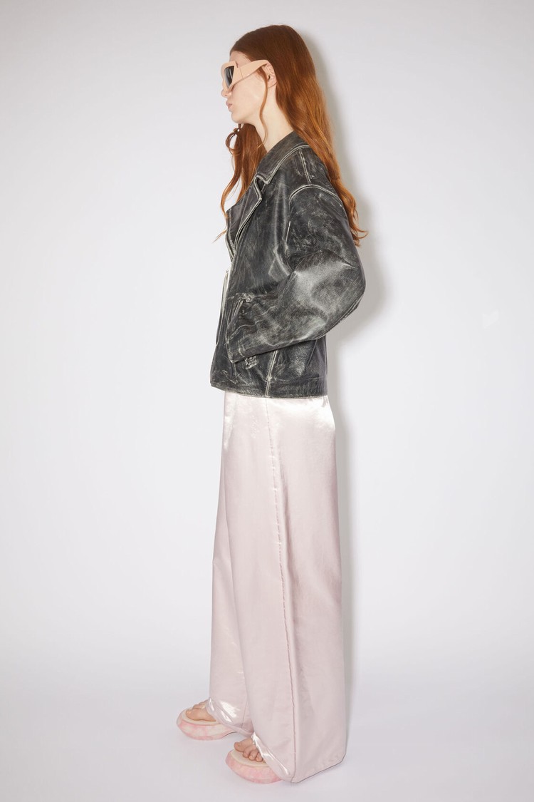 Black Acne Studios Leather Women's Jackets | ZKGB-20673