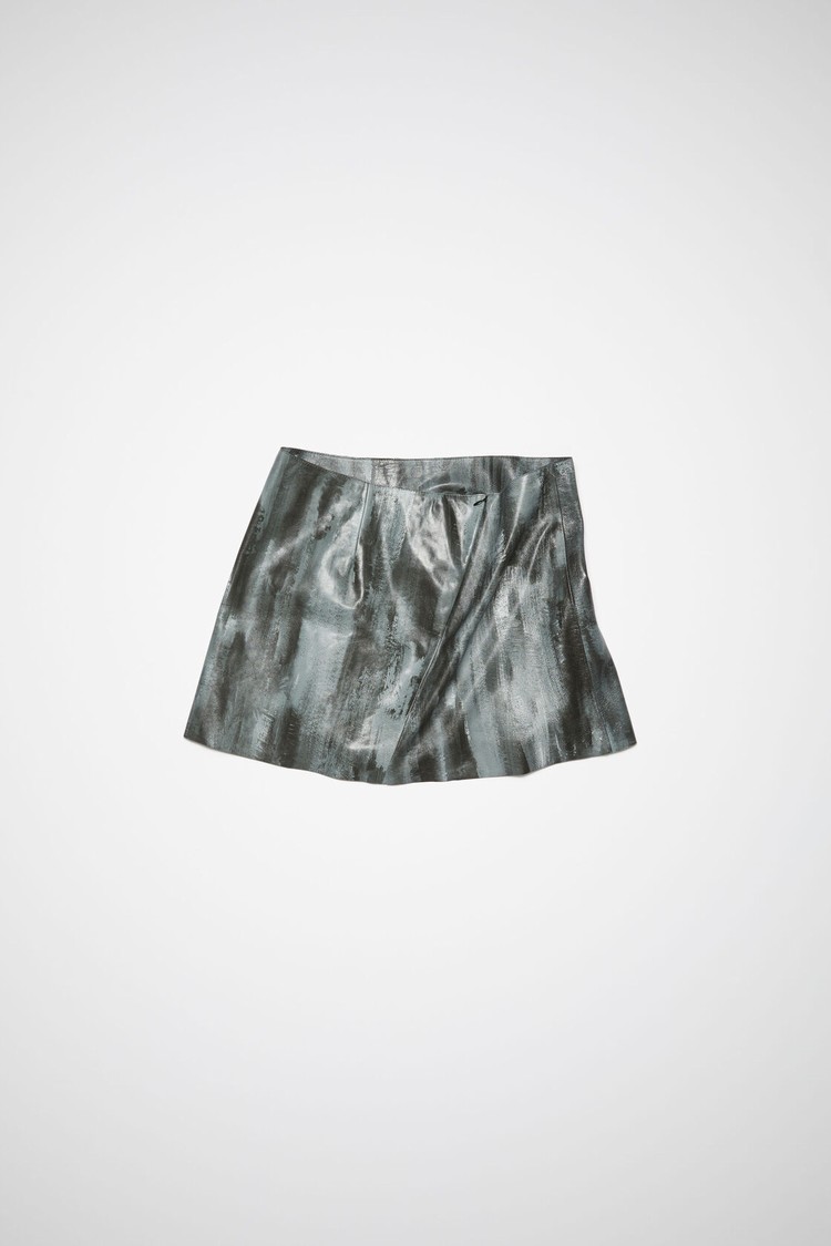 Black Acne Studios Leather Women's Skirts | HELX-08379