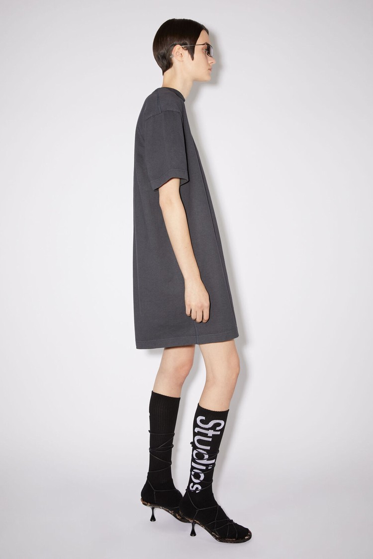 Black Acne Studios Logo Contrast Socks | IOKJ-24170