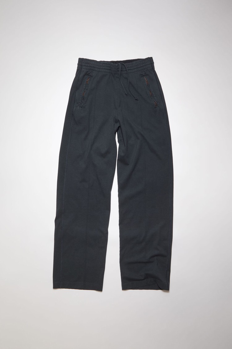 Black Acne Studios Logo Men's Sweatpants | POTA-07958