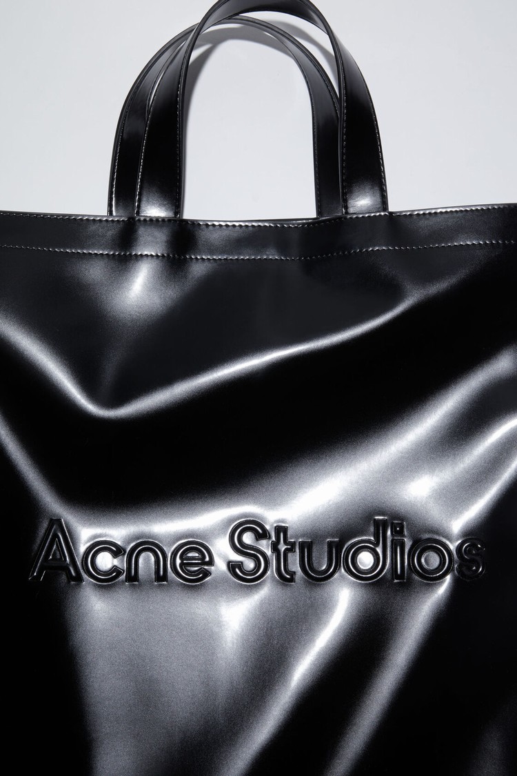 Black Acne Studios Logo Tote Bag | LYRQ-47865