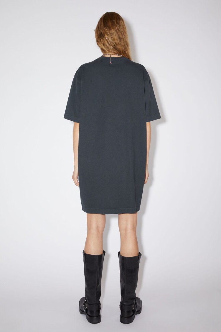 Black Acne Studios Logo Women's Dress | XWFP-89317