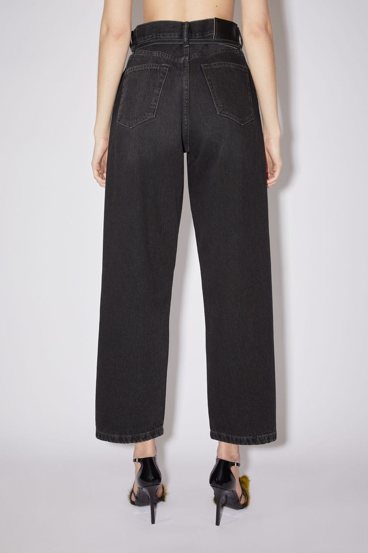 Black Acne Studios Loose Fit - 1991 Toj Women's Jeans | ASEJ-42096