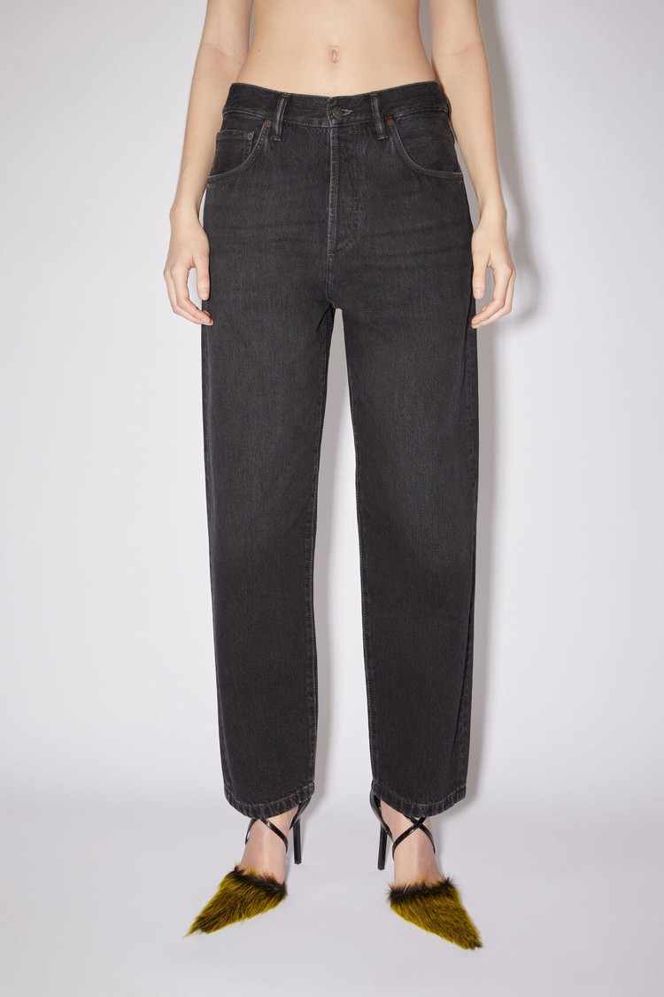 Black Acne Studios Loose Fit - 1991 Toj Women's Jeans | ASEJ-42096