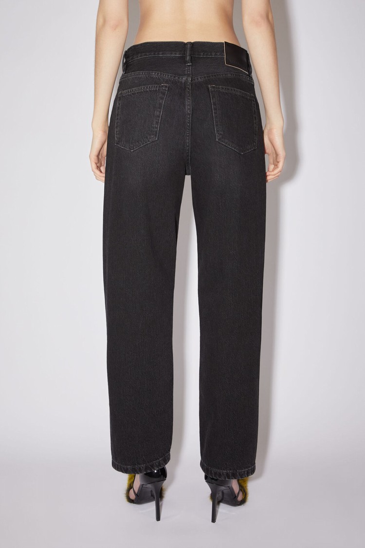 Black Acne Studios Loose Fit - 1991 Toj Women's Jeans | ASEJ-42096