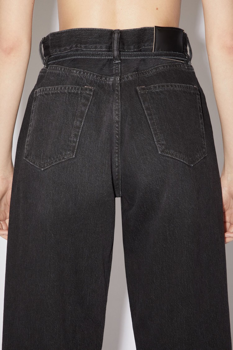 Black Acne Studios Loose Fit - 1991 Toj Women's Jeans | ASEJ-42096