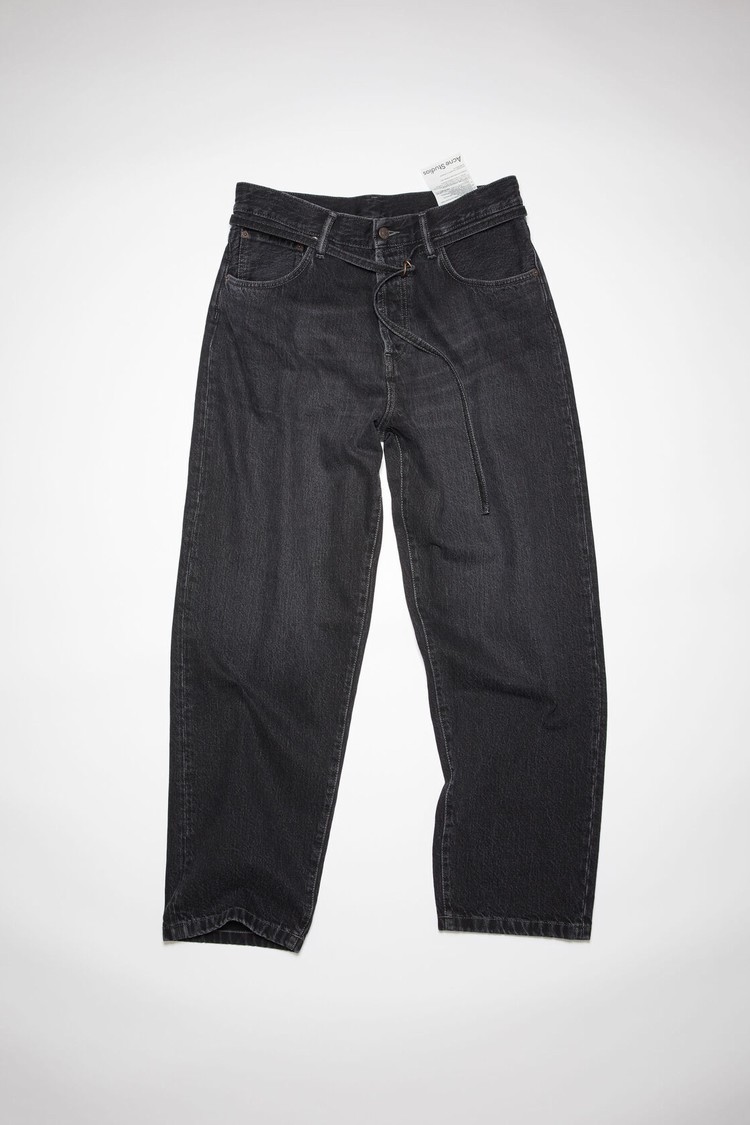 Black Acne Studios Loose Fit - 1991 Toj Women's Jeans | ASEJ-42096