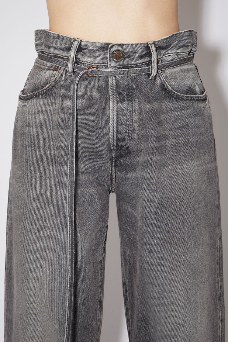 Black Acne Studios Loose Fit - 1991 Toj Women's Jeans | VKXO-79825