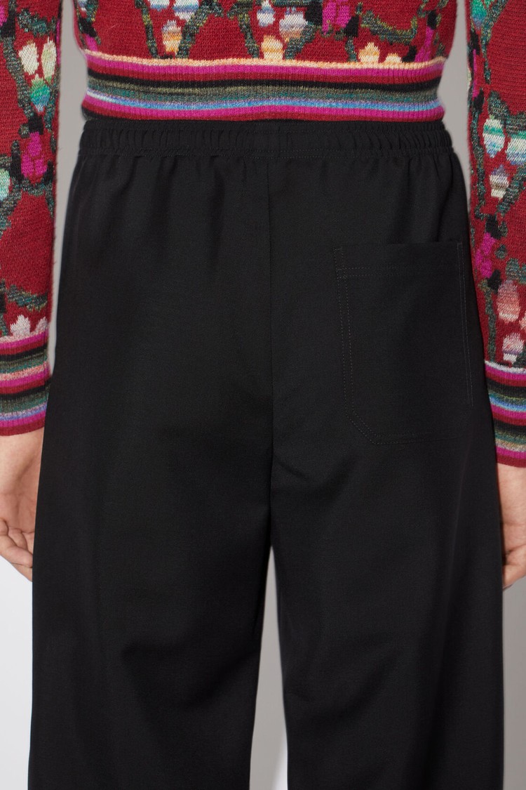 Black Acne Studios Loose Fit Men's Trousers | CNDH-71805