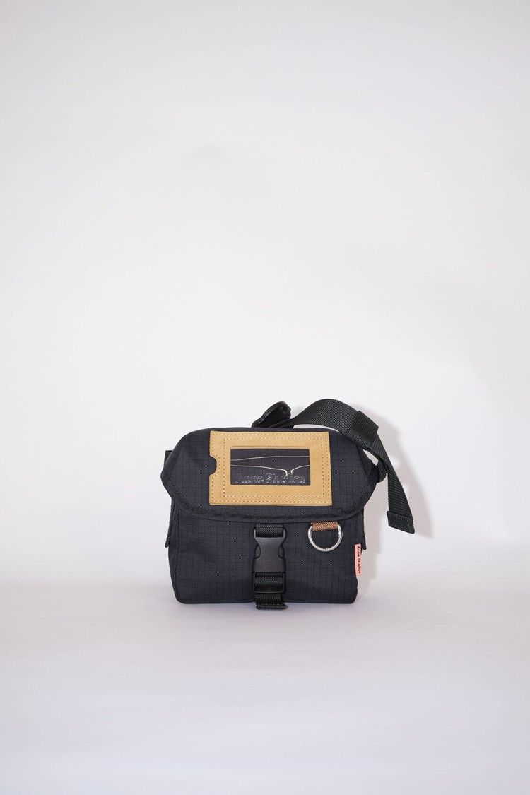 Black Acne Studios Mini Messenger Bags | UXYB-26875