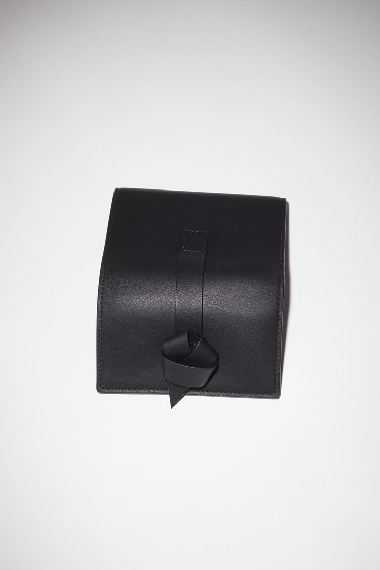 Black Acne Studios Musubi Folded Wallet | RVDQ-78629