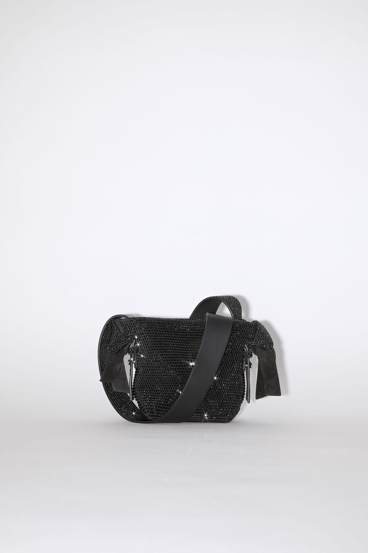 Black Acne Studios Musubi Micro Shoulder Bag | FUXD-80127