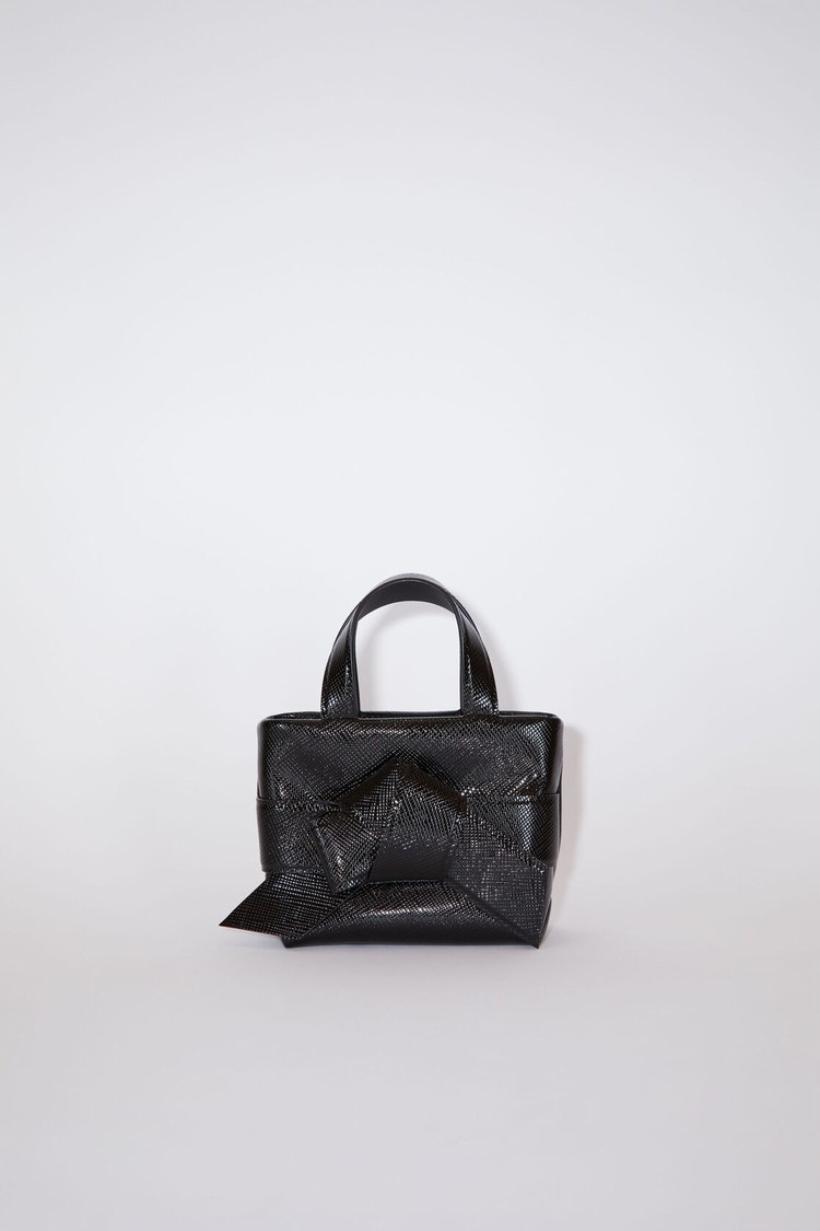 Black Acne Studios Musubi Micro Tote Bag | UYMS-52970