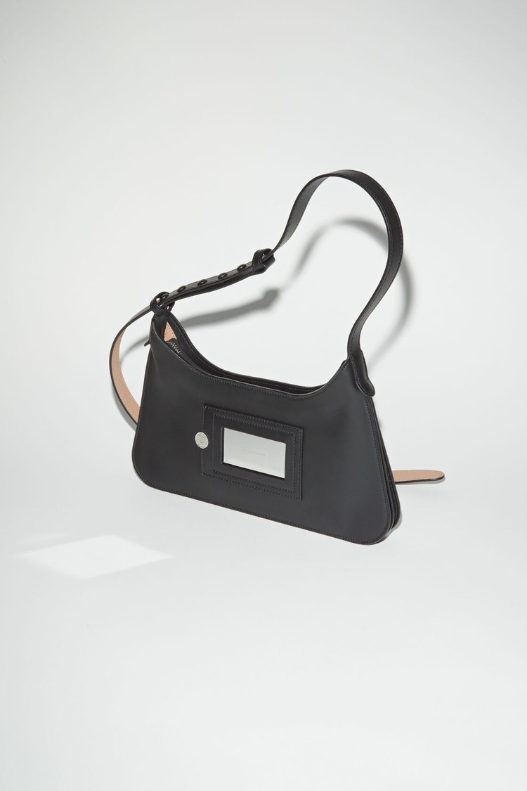 Black Acne Studios Platt Mini Shoulder Bag | RODA-34518