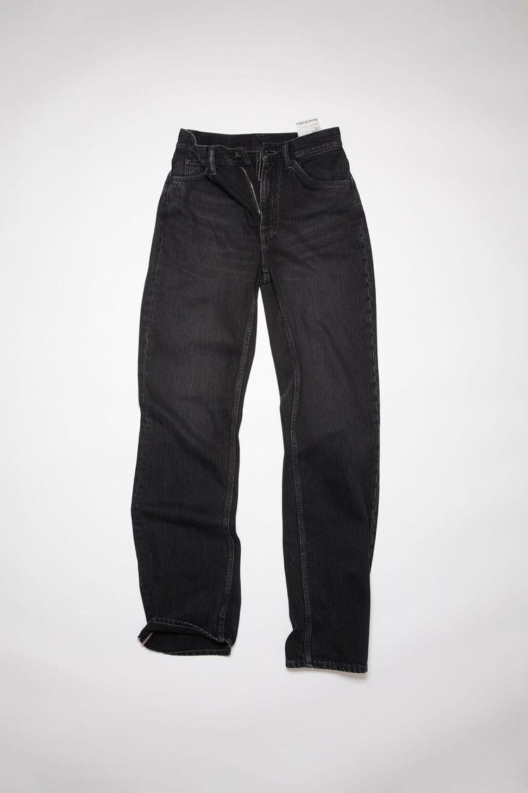 Black Acne Studios Regular Fit - 1977 Women's Jeans | RTSE-47583