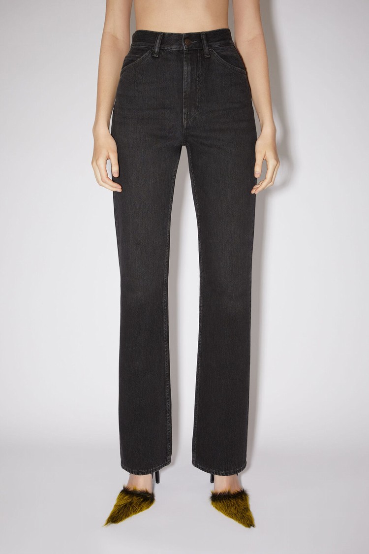 Black Acne Studios Regular Fit - 1977 Women\'s Jeans | RTSE-47583