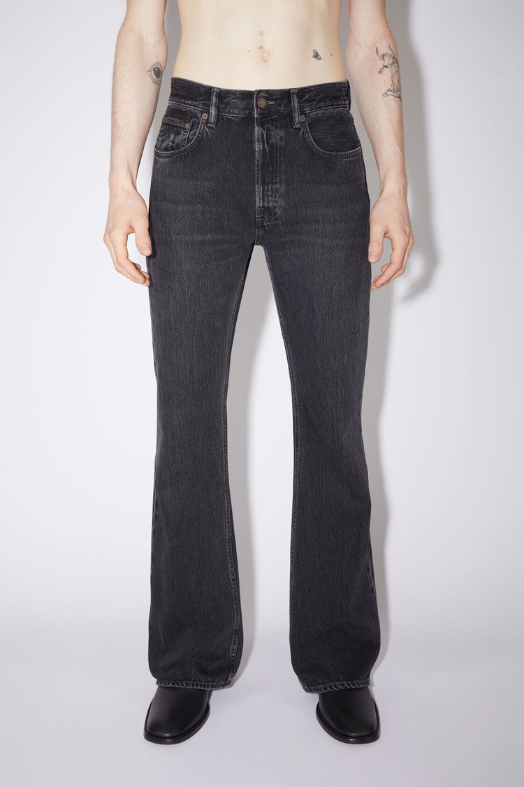 Black Acne Studios Regular Fit - 1992 Men\'s Jeans | GMQU-46715