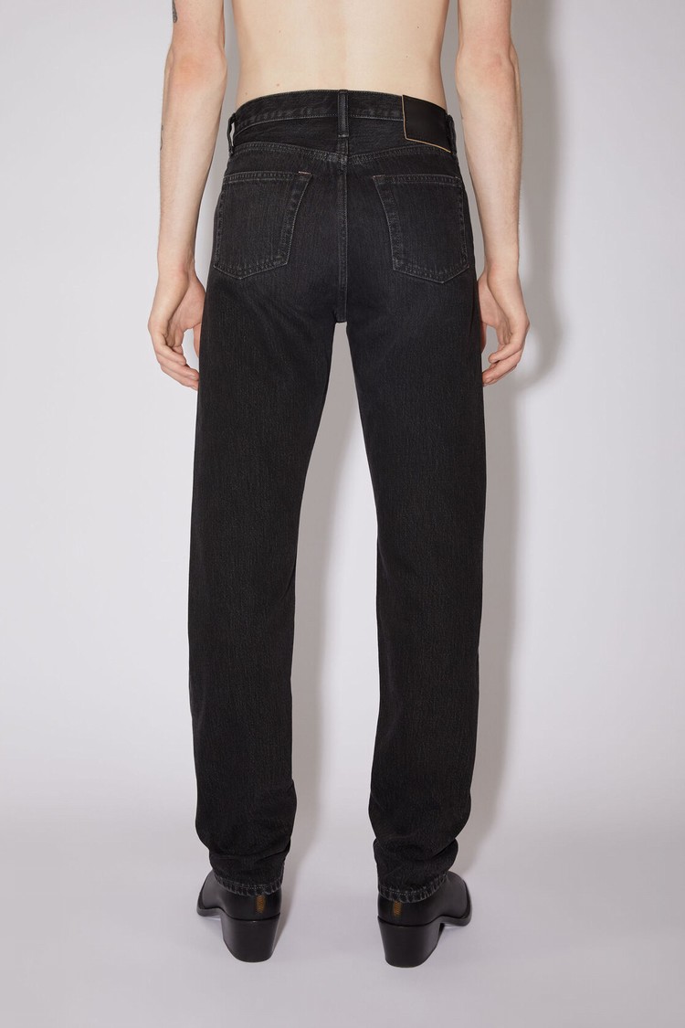 Black Acne Studios Regular Fit -1996 Men's Jeans | UNEP-12043