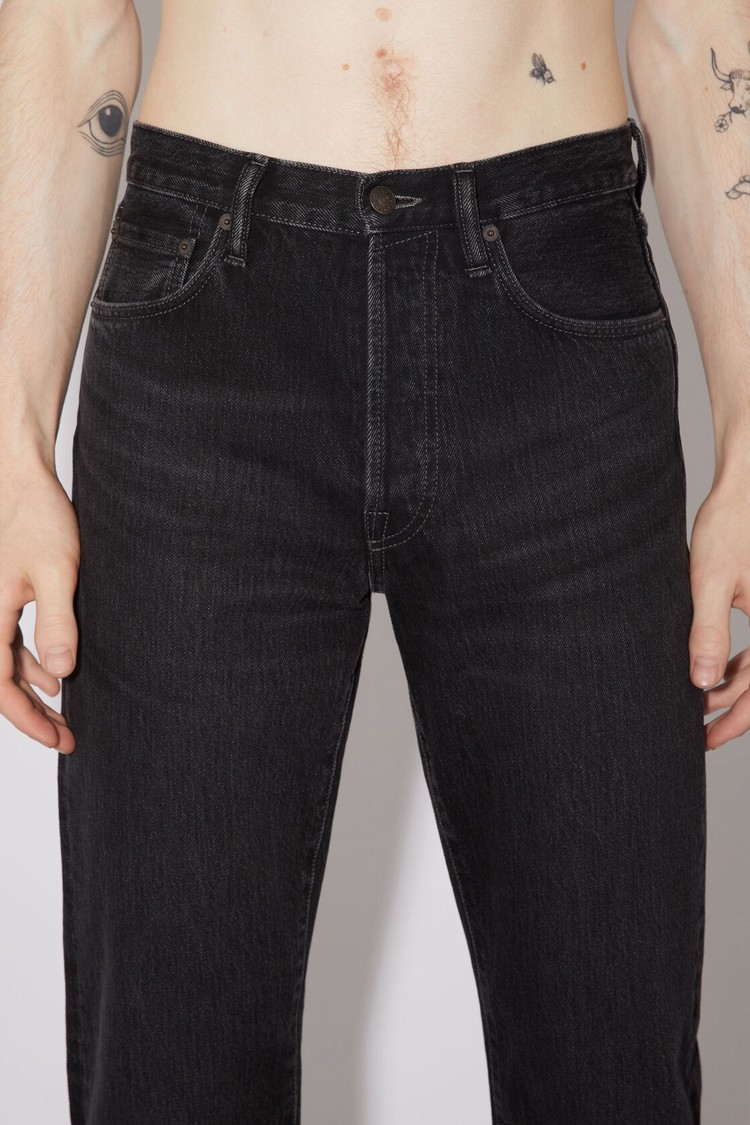 Black Acne Studios Regular Fit -1996 Men's Jeans | UNEP-12043