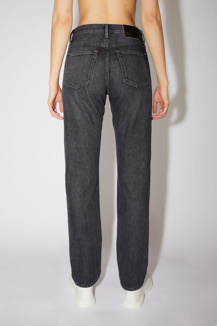 Black Acne Studios Regular Fit - 1997 Women's Jeans | MHQF-91802