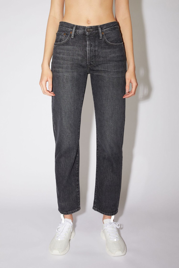 Black Acne Studios Regular Fit - 1997 Women\'s Jeans | MHQF-91802