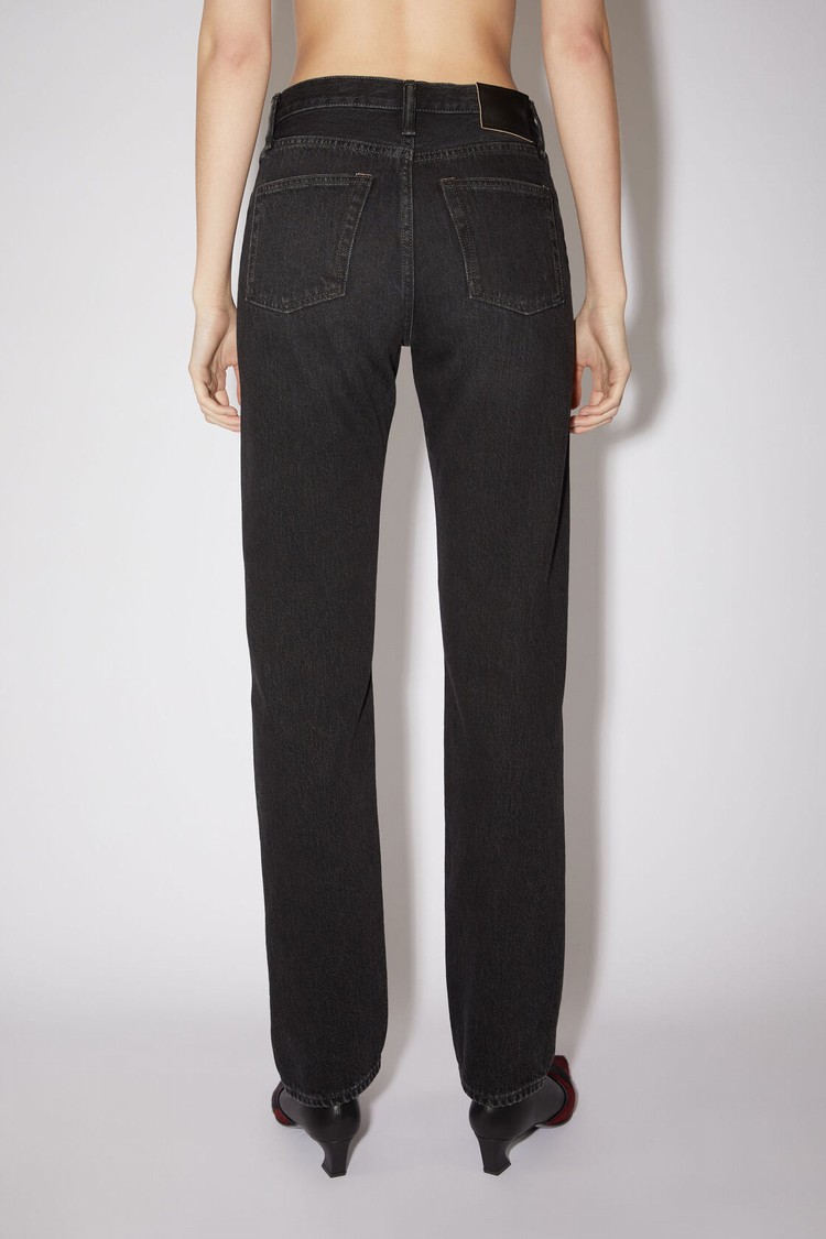 Black Acne Studios Regular Fit - 1997 Women's Jeans | PXTW-25048