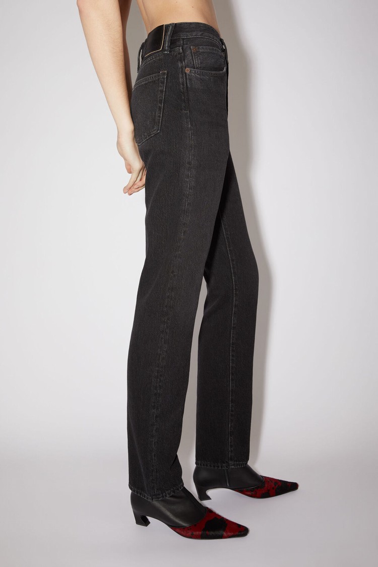 Black Acne Studios Regular Fit - 1997 Women's Jeans | PXTW-25048