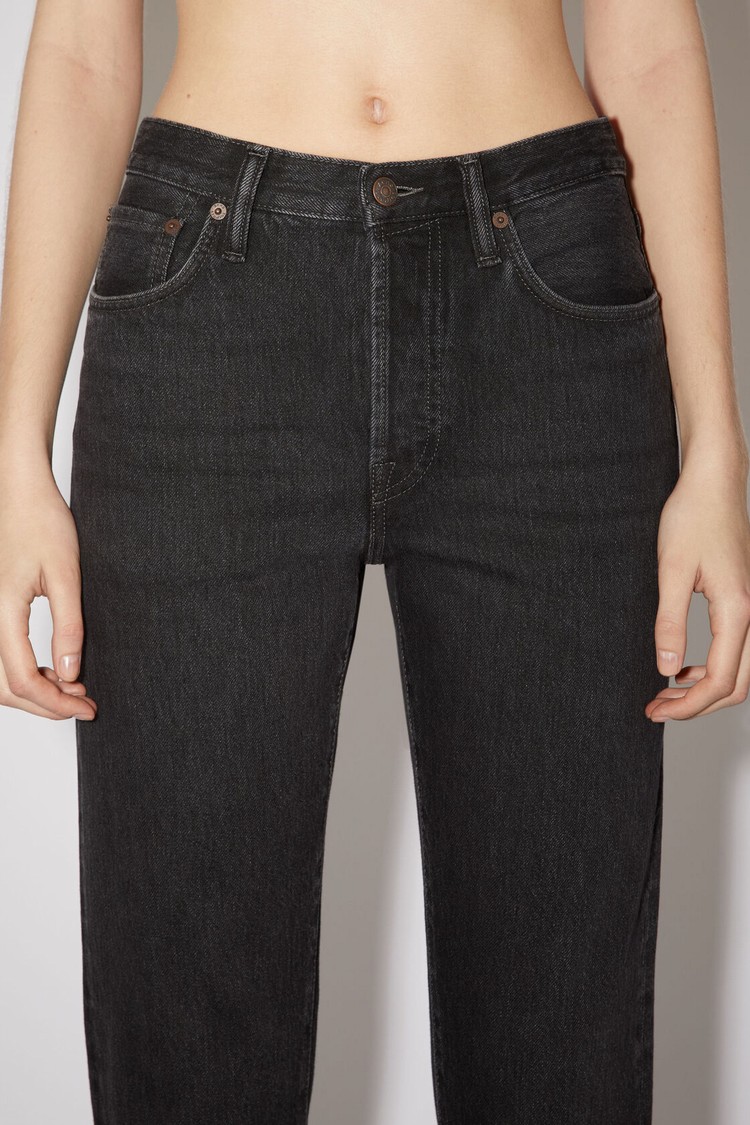 Black Acne Studios Regular Fit - 1997 Women's Jeans | PXTW-25048