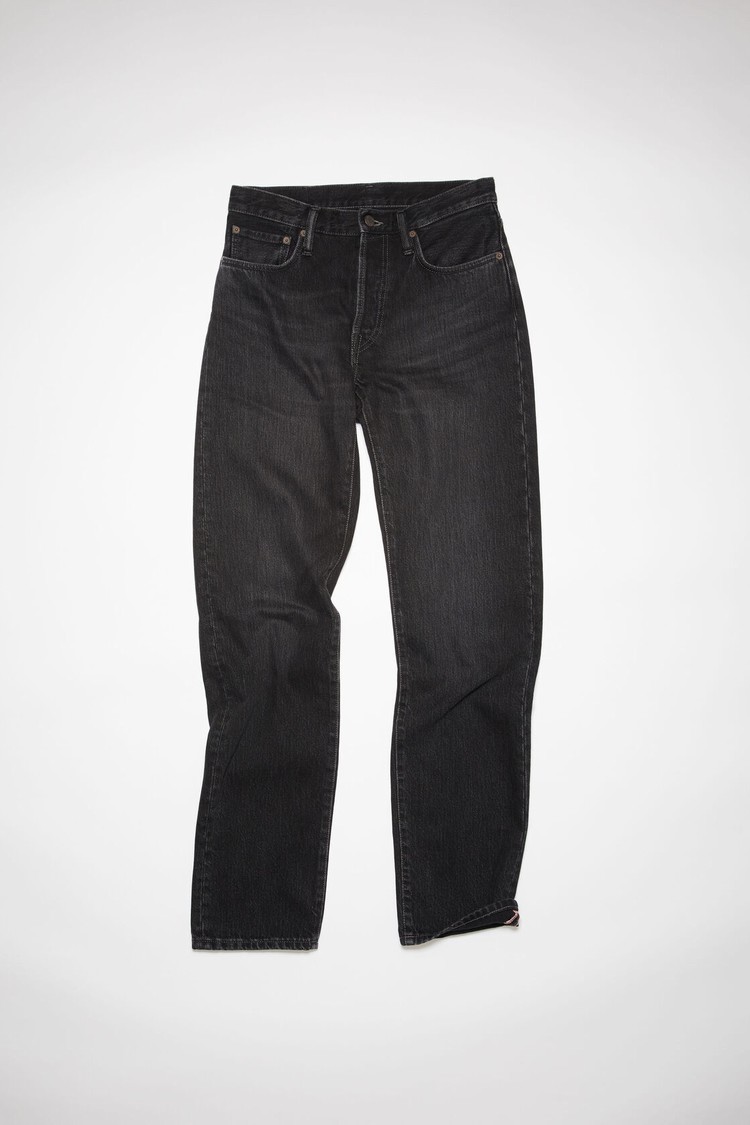 Black Acne Studios Regular Fit - 1997 Women's Jeans | PXTW-25048