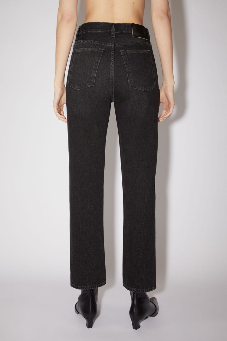 Black Acne Studios Regular Fit - Mece Women's Jeans | SCIW-82034