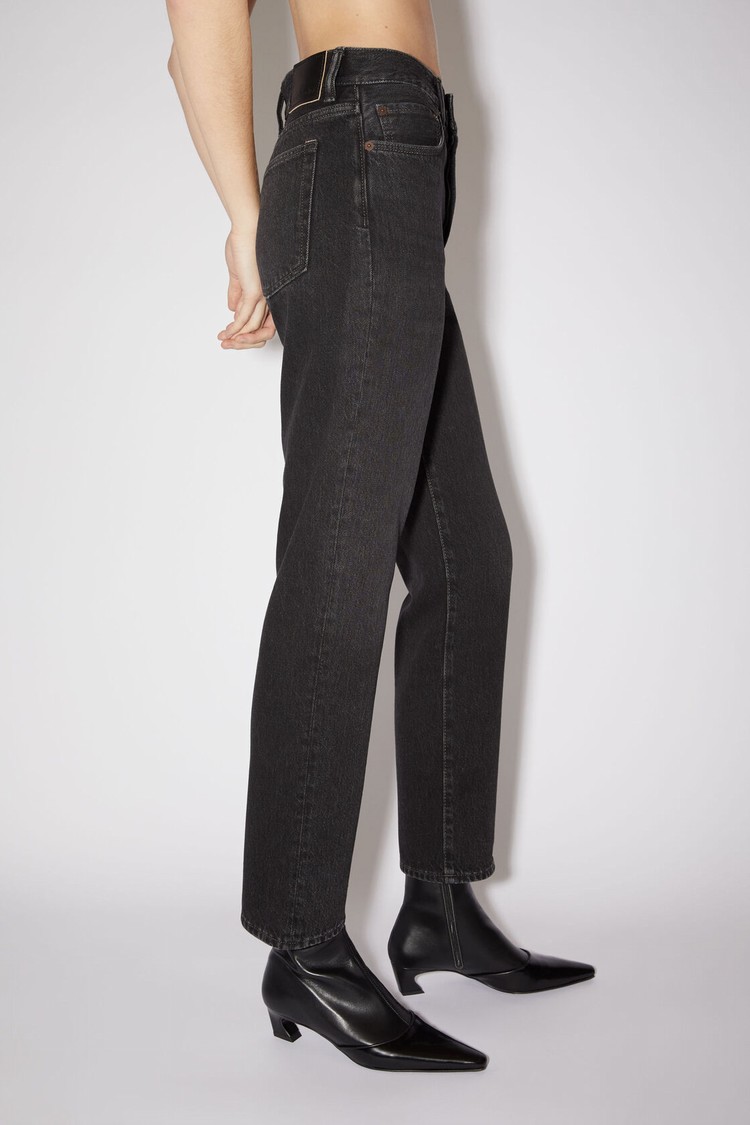 Black Acne Studios Regular Fit - Mece Women's Jeans | SCIW-82034