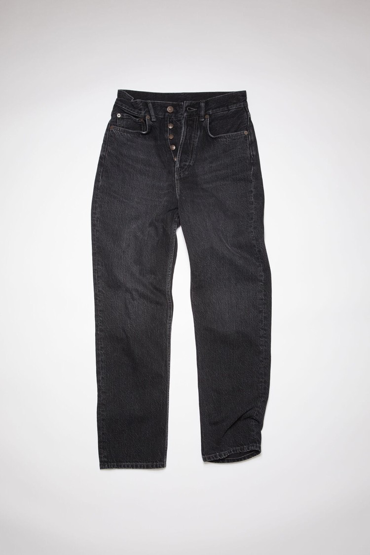 Black Acne Studios Regular Fit - Mece Women's Jeans | SCIW-82034