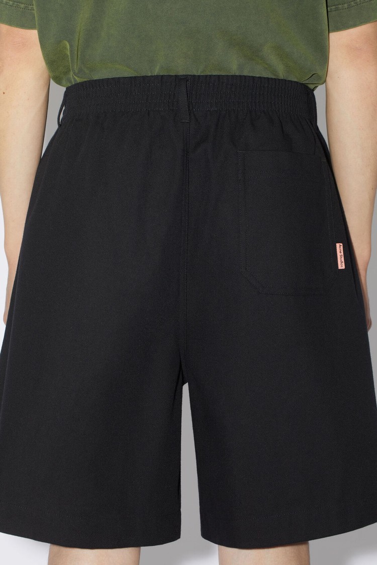 Black Acne Studios Regular Fit Men's Shorts | TGSP-46813