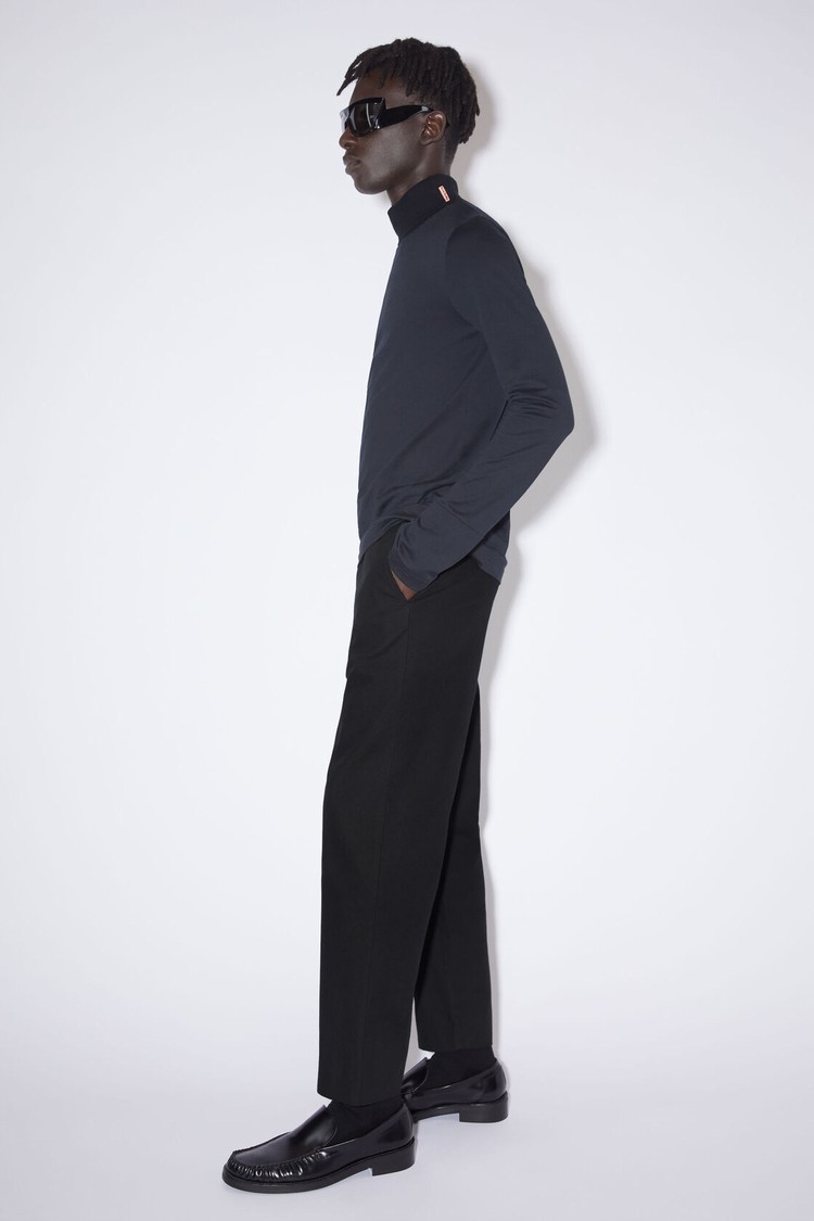 Black Acne Studios Regular Fit Men's Trousers | IGCQ-93825