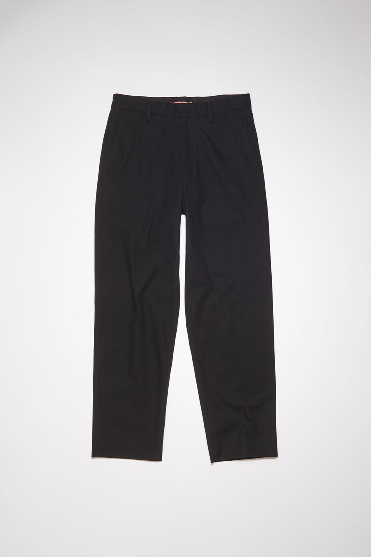 Black Acne Studios Regular Fit Men's Trousers | IGCQ-93825