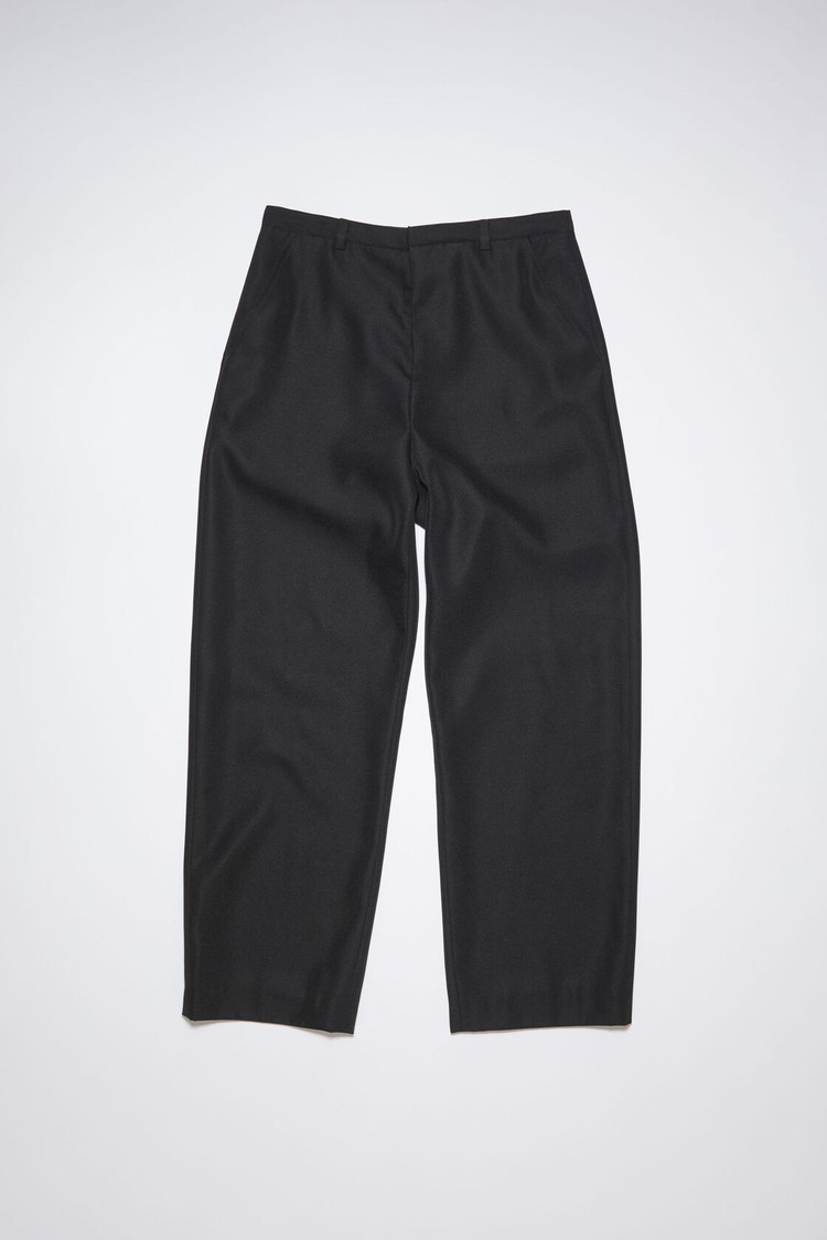 Black Acne Studios Regular Fit Men's Trousers | QDWU-94023