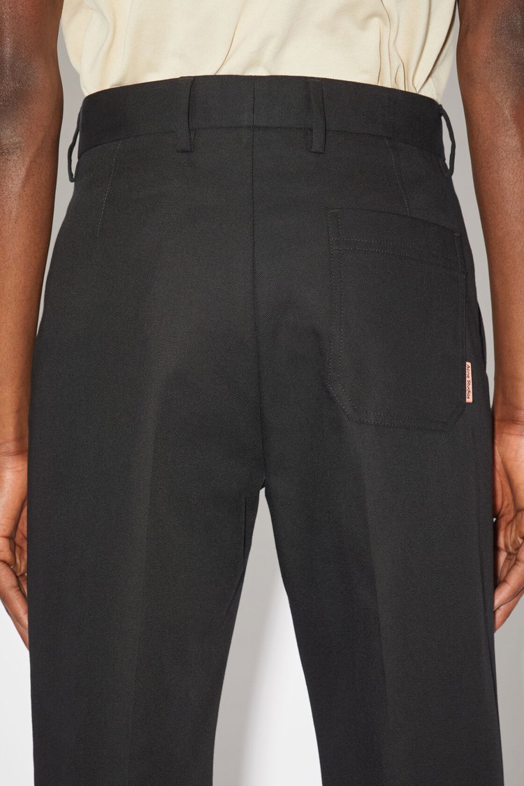 Black Acne Studios Regular Fit Men's Trousers | WKHN-07231